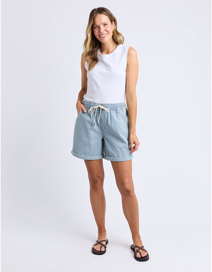 Holly Shorts Blue & White Stripe