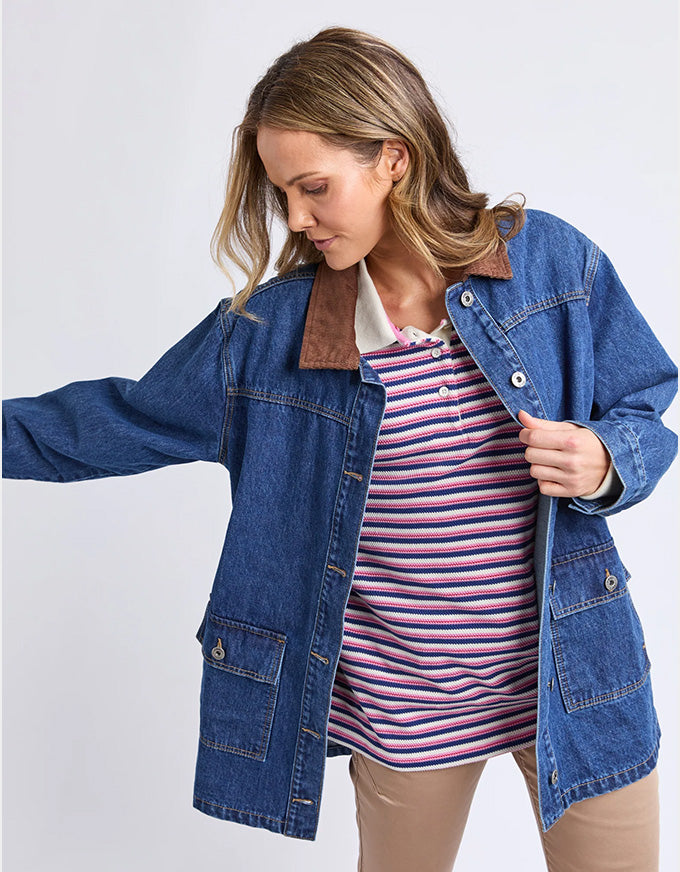 Lillian Denim Barn Jacket