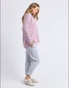 Lauren Long Sleeve Tee Sky Blue/Charm Pink