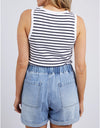 Indra Stripe Tank Navy