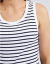 Indra Stripe Tank Navy