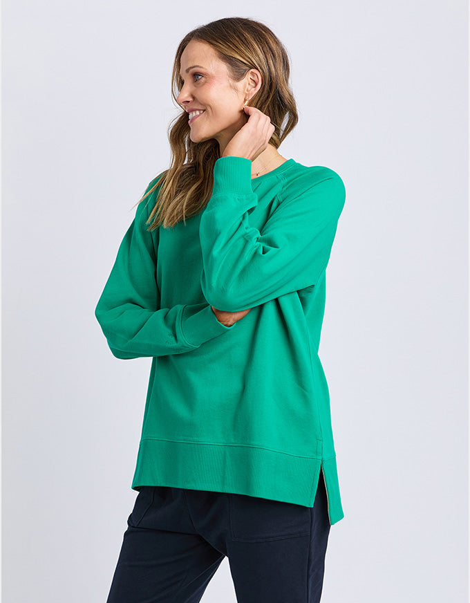 Melbourne Crew Jumper Turquoise