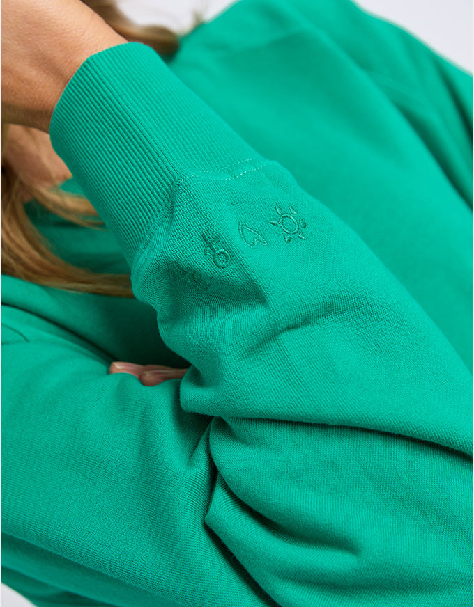 Melbourne Crew Jumper Turquoise