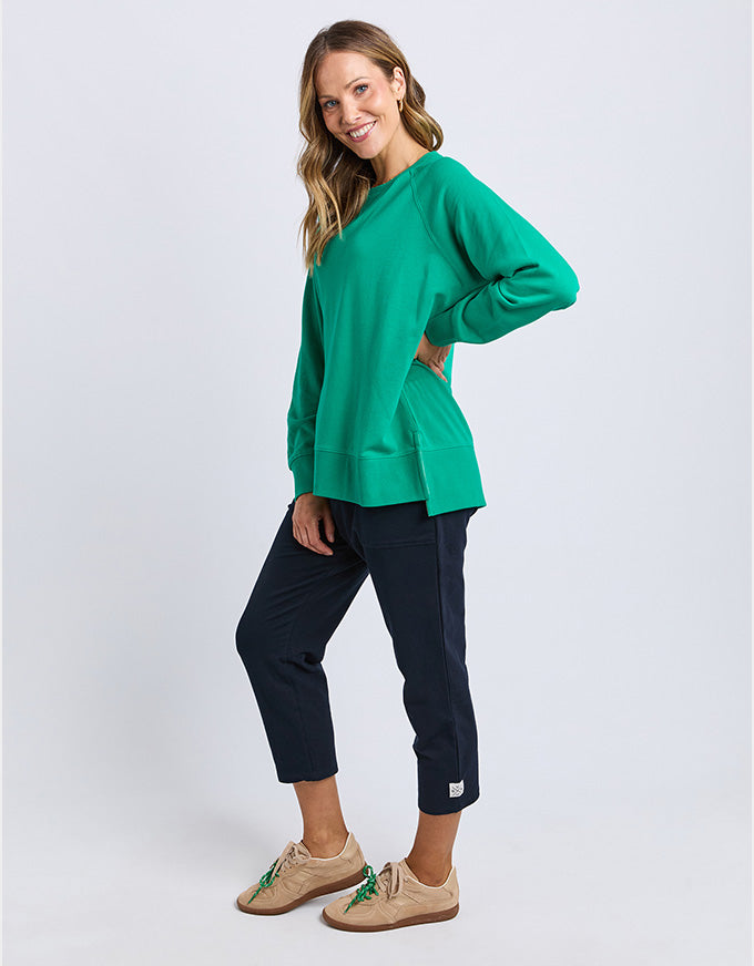 Melbourne Crew Jumper Turquoise