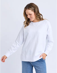 Melbourne Crew Sweater White