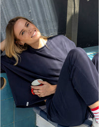 Gab L/S Sweater Navy