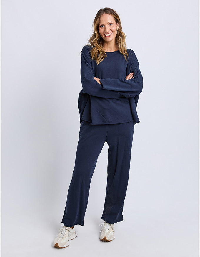 Gab L/S Sweater Navy