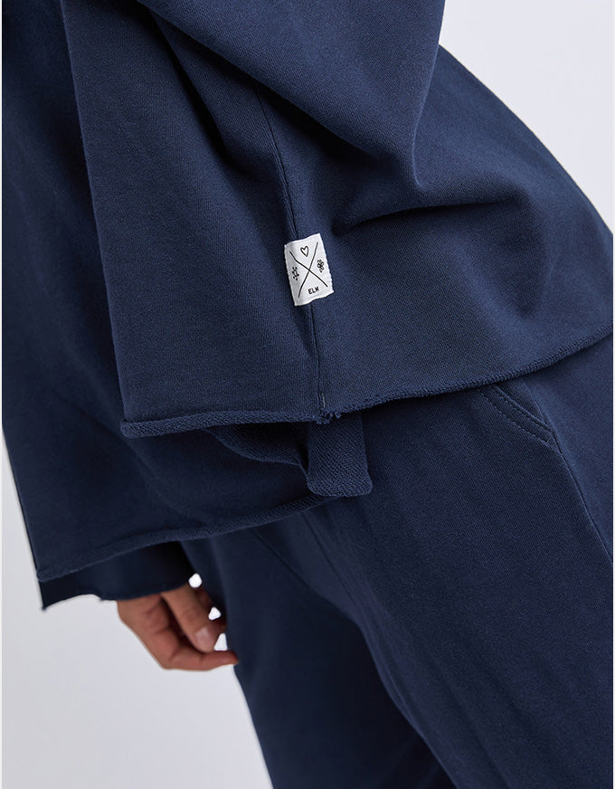 Gab L/S Sweater Navy