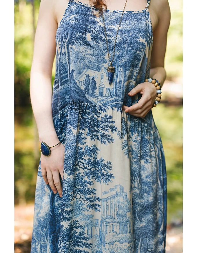 Let The Light In Pixie Long Bamboo Slip Dress