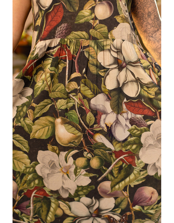 Fleur De Lune Maxi Slip Dress Magnolia