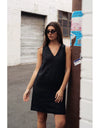 Mini Dress Black - 100% Hemp