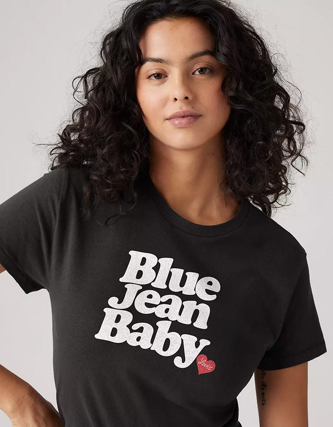 Graphic Classic Tee Blue Jeans Baby Pirate Black