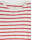 Margot L/S Tee Saint Stripe Scarlet