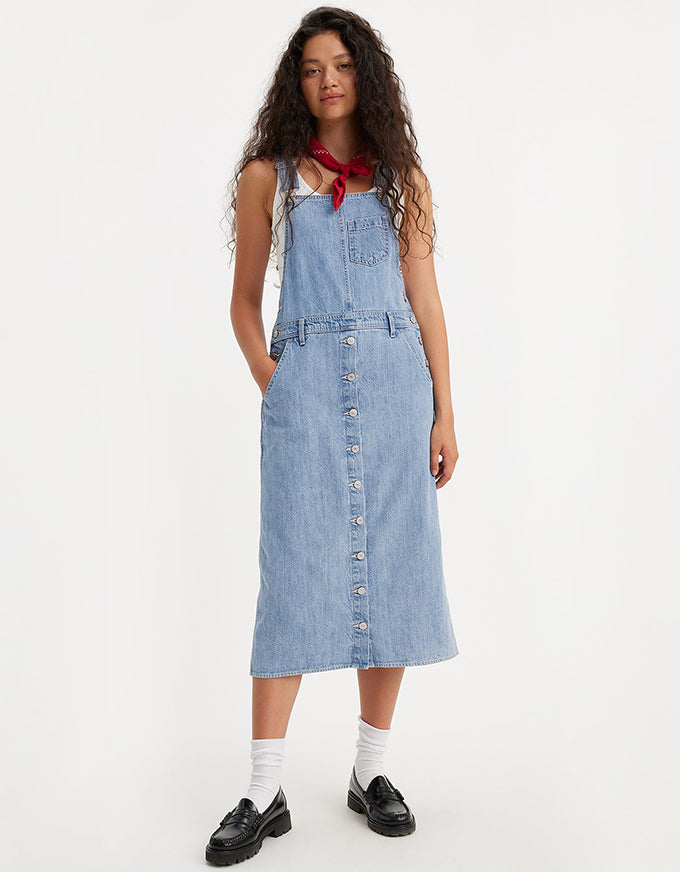 Tico Jumper Denim Dress Twisted Words