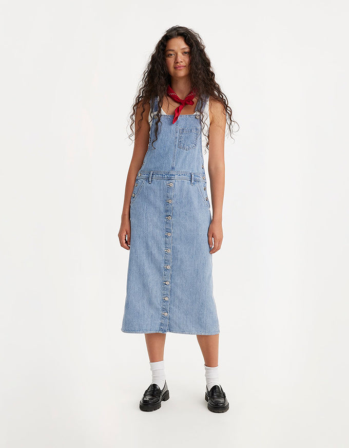 Tico Jumper Denim Dress Twisted Words