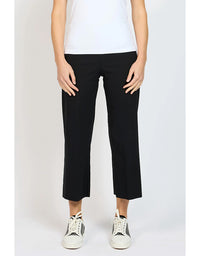 Alex Pant Black - Wide Leg Crop Pant