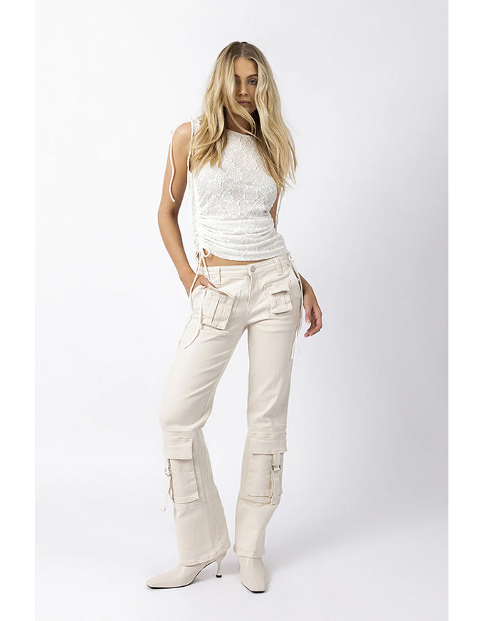 Bouquet Tie Top White