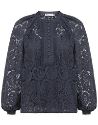 Adorn Top Dusk Paisley Lace