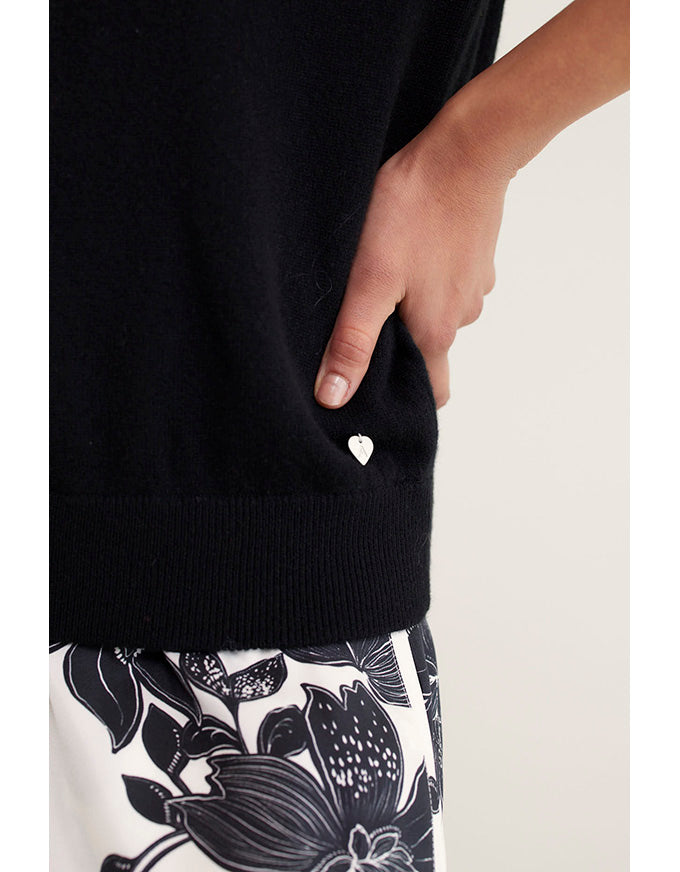 Marcie Top Black Cashmere
