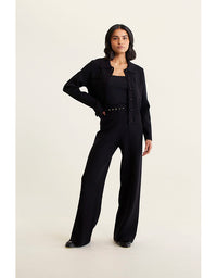 Carter Knit Jacket  Black