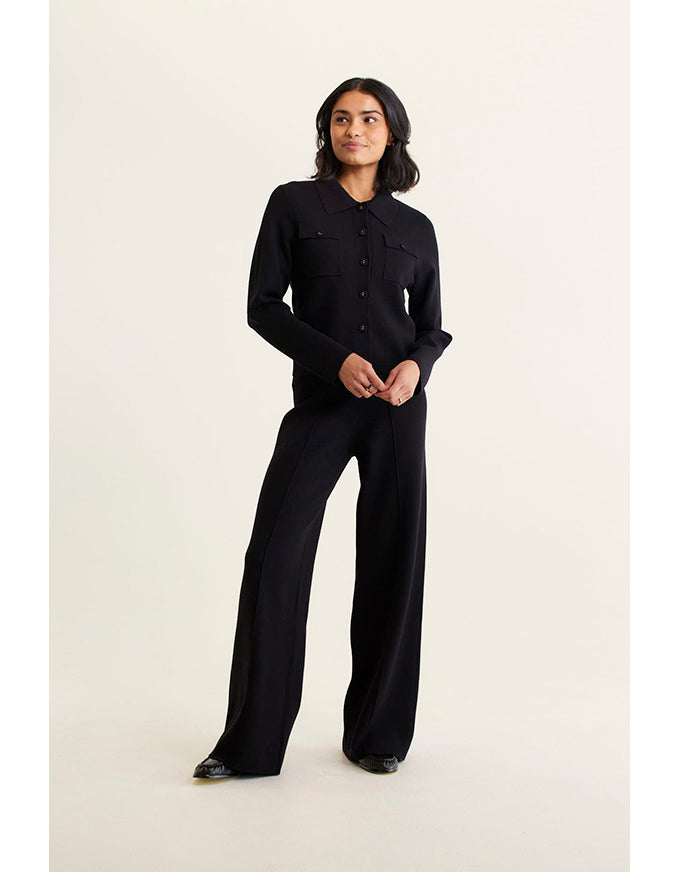 Carter Knit Jacket  Black