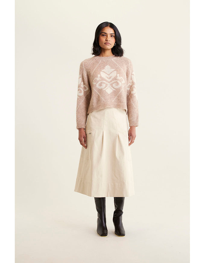 Baxter Skirt Pebble