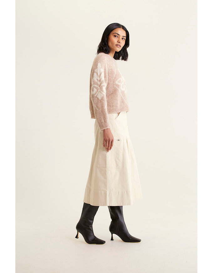 Baxter Skirt Pebble