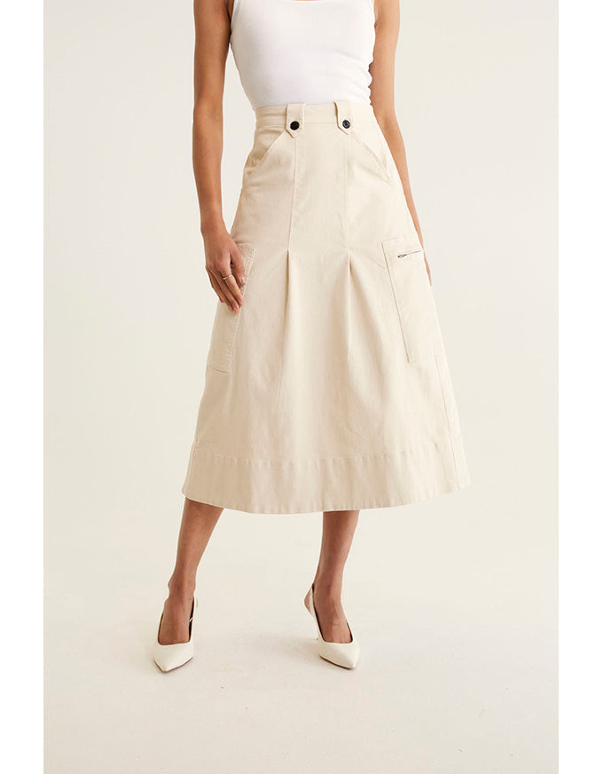 Baxter Skirt Pebble