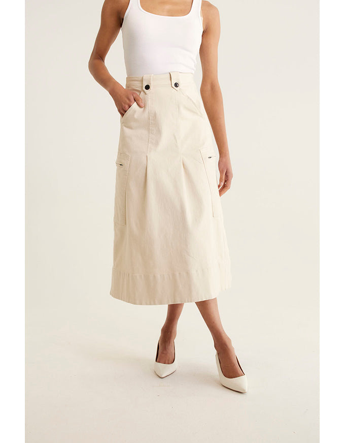 Baxter Skirt Pebble
