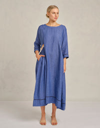 Alice Linen Dress Denim