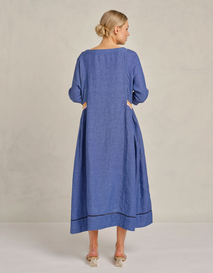 Alice Linen Dress Denim