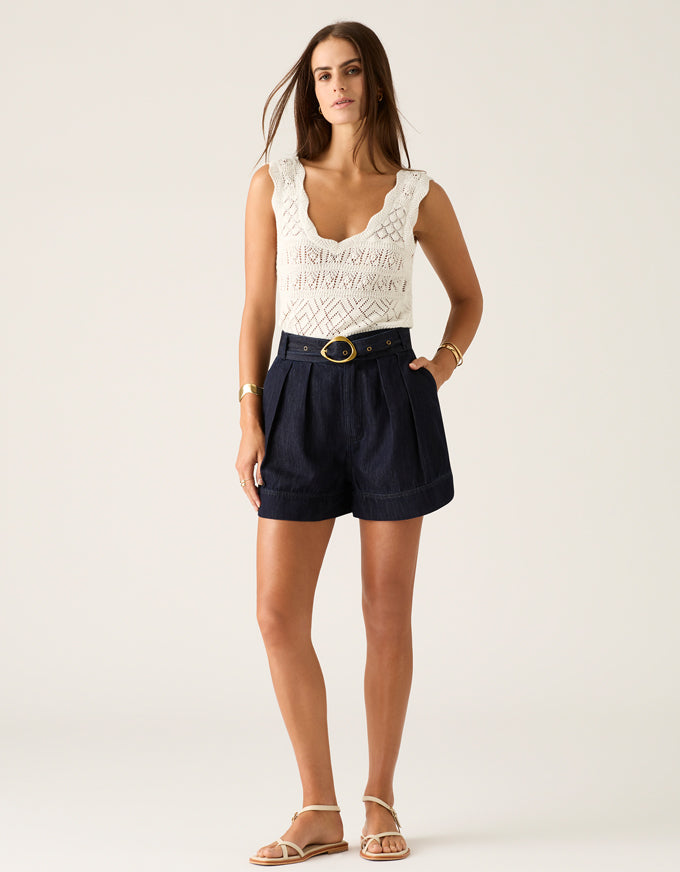 Ana Denim Shorts Indigo