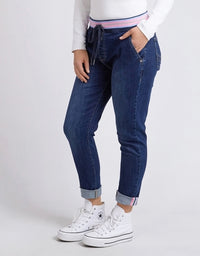 Arielle Denim Jogger Dark Blue