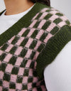 Aspen Knit Vest Clover/Lilac Snow