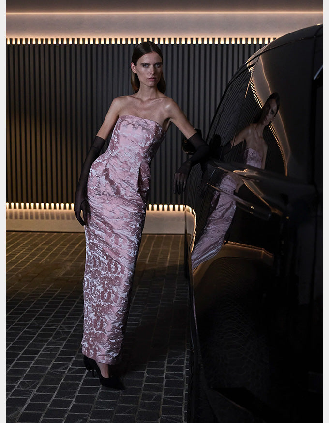 Audrey Strapless - Rose - Australian Made