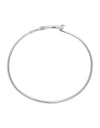 Infinity Silver Tension Bangle