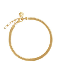 Celestine Fine Yellow Gold Bracelet (18.5cm+ext)