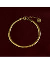 Celestine Fine Yellow Gold Bracelet (18.5cm+ext)