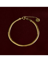 Celestine Fine Yellow Gold Bracelet (18.5cm+ext)