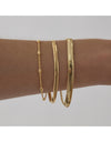 Celestine Fine Yellow Gold Bracelet (18.5cm+ext)