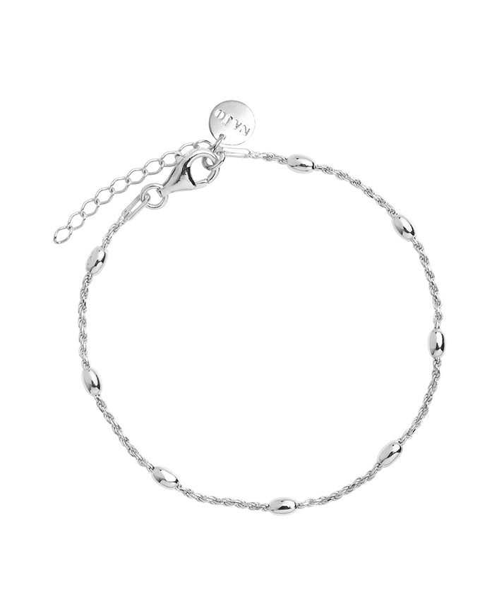 Cassiopeia Silver Bracelet (18.5cm+ext)