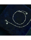 Cassiopeia Silver Bracelet (18.5cm+ext)