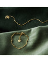 Cassiopeia Yellow Gold Bracelet (18.5cm+ext)