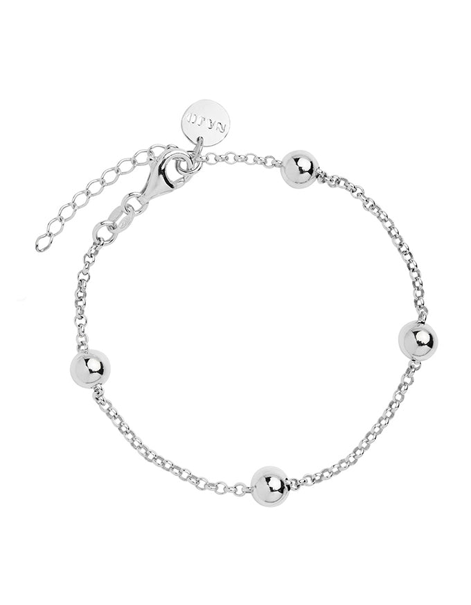 Constellation Silver Bracelet (18.5cm+ext)