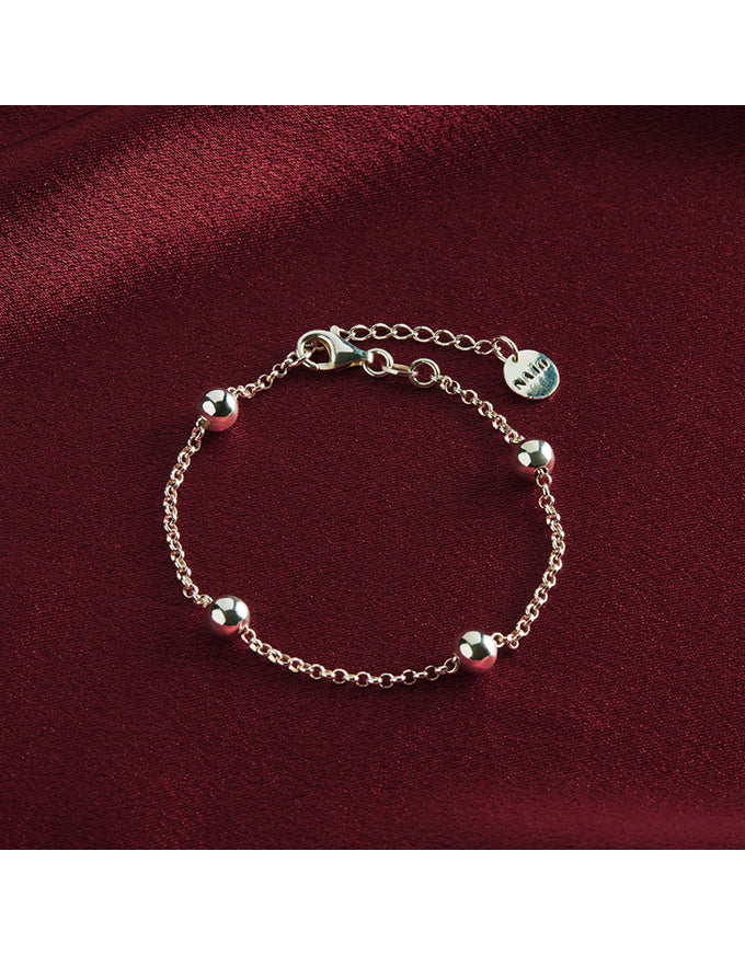 Constellation Silver Bracelet (18.5cm+ext)