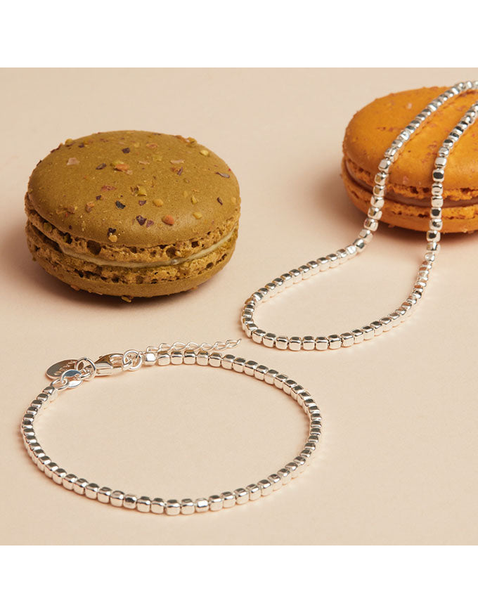 Quadrille Necklace Silver