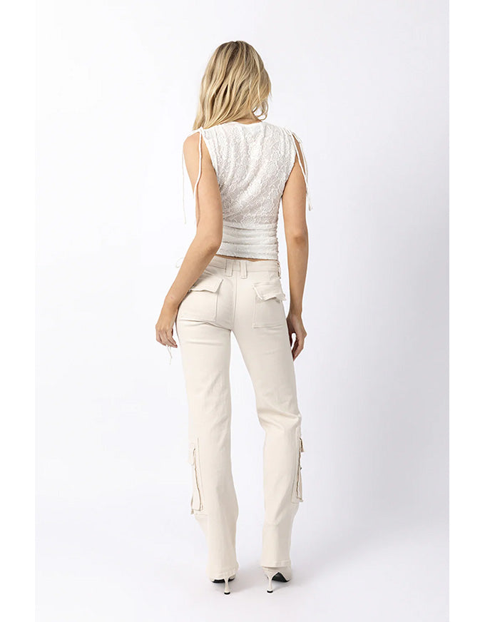 Bouquet Tie Top White