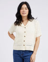 Bay Knit Shirt Cream