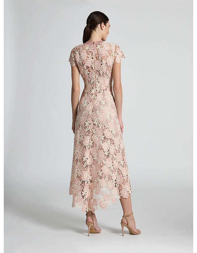Belinda Dress Blush Cream