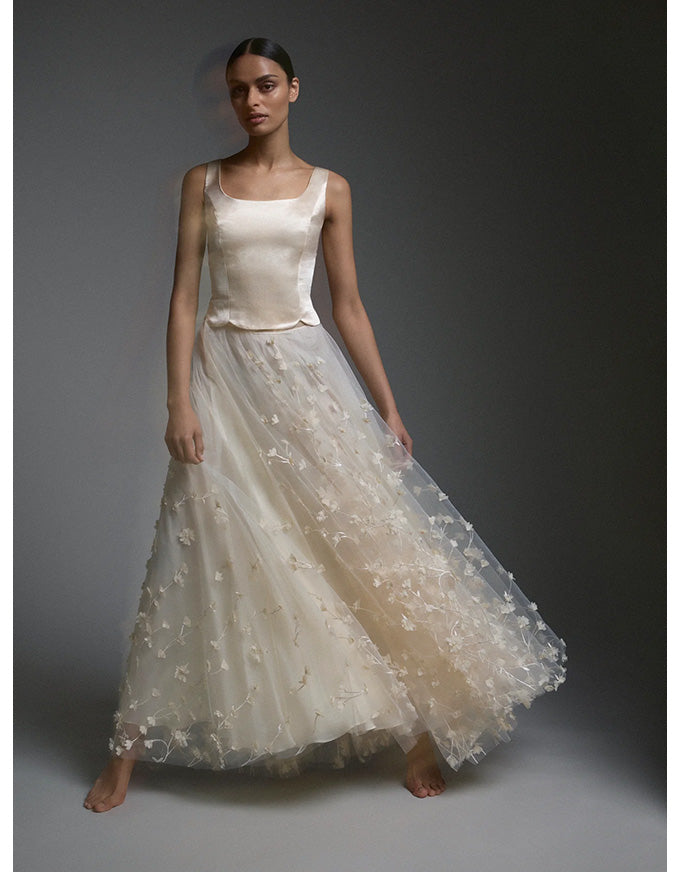 Bianca Bustier Buttermilk